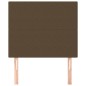 vidaXL Cabeceros 2 unidades de tela marrón oscuro 80x5x78/88 cm vidaXL Cabeceros 2 unidades de tela marrón oscuro 80x5x78/88 cm