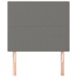 vidaXL Cabeceros 2 unidades de tela gris oscuro 100x5x78/88 cm vidaXL Cabeceros 2 unidades de tela gris oscuro 100x5x78/88 cm