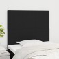 vidaXL Cabeceros 2 unidades de tela negro 90x5x78/88 cm vidaXL Cabeceros 2 unidades de tela negro 90x5x78/88 cm