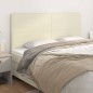 vidaXL Cabeceros 4 unidades cuero sintético color crema 80x5x78/88cm vidaXL Cabeceros 4 unidades cuero sintético color crema 80x5x78/88cm