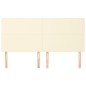 vidaXL Cabeceros 4 unidades cuero sintético color crema 80x5x78/88cm vidaXL Cabeceros 4 unidades cuero sintético color crema 80x5x78/88cm