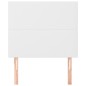 vidaXL Cabeceros 2 unidades de cuero sintético blanco 80x5x78/88 cm vidaXL Cabeceros 2 unidades de cuero sintético blanco 80x5x78/88 cm
