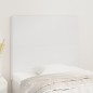 vidaXL Cabeceros 2 unidades de cuero sintético blanco 90x5x78/88 cm vidaXL Cabeceros 2 unidades de cuero sintético blanco 90x5x78/88 cm