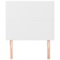 vidaXL Cabeceros 2 unidades de cuero sintético blanco 90x5x78/88 cm vidaXL Cabeceros 2 unidades de cuero sintético blanco 90x5x78/88 cm