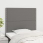 vidaXL Cabeceros 2 unidades de tela gris oscuro 80x5x78/88 cm vidaXL Cabeceros 2 unidades de tela gris oscuro 80x5x78/88 cm
