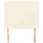 vidaXL Cabeceros 2 unidades cuero sintético color crema 100x5x78/88 cm vidaXL Cabeceros 2 unidades cuero sintético color crema 100x5x78/88 cm