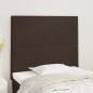vidaXL Cabeceros 2 unidades de cuero sintético marrón 80x5x78/88 cm vidaXL Cabeceros 2 unidades de cuero sintético marrón 80x5x78/88 cm
