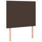vidaXL Cabeceros 2 unidades de cuero sintético marrón 80x5x78/88 cm vidaXL Cabeceros 2 unidades de cuero sintético marrón 80x5x78/88 cm