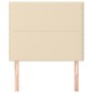 vidaXL Cabeceros 2 unidades de tela color crema 80x5x78/88 cm vidaXL Cabeceros 2 unidades de tela color crema 80x5x78/88 cm