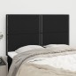 vidaXL Cabeceros 4 unidades tela negro 72x5x78/88 cm vidaXL Cabeceros 4 unidades tela negro 72x5x78/88 cm