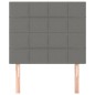 vidaXL Cabeceros 2 unidades de tela gris oscuro 80x5x78/88 cm vidaXL Cabeceros 2 unidades de tela gris oscuro 80x5x78/88 cm