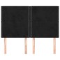 vidaXL Cabeceros 4 unidades terciopelo negro 72x5x78/88 cm vidaXL Cabeceros 4 unidades terciopelo negro 72x5x78/88 cm