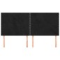 vidaXL Cabeceros 4 unidades de terciopelo negro 90x5x78/88 cm vidaXL Cabeceros 4 unidades de terciopelo negro 90x5x78/88 cm