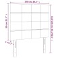 vidaXL Cabeceros 2 unidades de terciopelo rosa 100x5x78/88 cm vidaXL Cabeceros 2 unidades de terciopelo rosa 100x5x78/88 cm