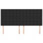 vidaXL Cabeceros 4 unidades de cuero sintético negro 90x5x78/88 cm vidaXL Cabeceros 4 unidades de cuero sintético negro 90x5x78/88 cm