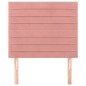 vidaXL Cabeceros 2 unidades de terciopelo rosa 100x5x78/88 cm vidaXL Cabeceros 2 unidades de terciopelo rosa 100x5x78/88 cm