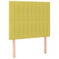 vidaXL Cabeceros 2 unidades de tela verde 100x5x78/88 cm vidaXL Cabeceros 2 unidades de tela verde 100x5x78/88 cm