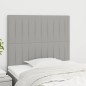 vidaXL Cabeceros 2 unidades de tela gris claro 90x5x78/88 cm vidaXL Cabeceros 2 unidades de tela gris claro 90x5x78/88 cm