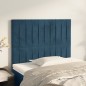 vidaXL Cabeceros 2 unidades de terciopelo azul oscuro 100x5x78/88 cm vidaXL Cabeceros 2 unidades de terciopelo azul oscuro 100x5x78/88 cm