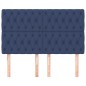 vidaXL Cabeceros 4 unidades de tela azul 80x7x78/88 cm vidaXL Cabeceros 4 unidades de tela azul 80x7x78/88 cm