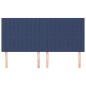 vidaXL Cabeceros 4 unidades de tela azul 90x5x78/88 cm vidaXL Cabeceros 4 unidades de tela azul 90x5x78/88 cm