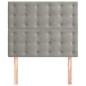vidaXL Cabeceros 2 unidades de terciopelo gris claro 100x5x78/88 cm vidaXL Cabeceros 2 unidades de terciopelo gris claro 100x5x78/88 cm