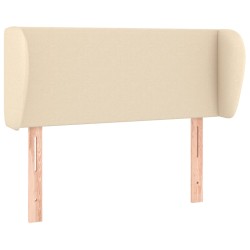 vidaXL Cabecero de tela color crema 83x23x78/88 cm