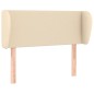 vidaXL Cabecero de tela color crema 83x23x78/88 cm vidaXL Cabecero de tela color crema 83x23x78/88 cm