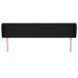 vidaXL Cabecero de tela negro 203x23x78/88 cm vidaXL Cabecero de tela negro 203x23x78/88 cm
