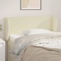 vidaXL Cabecero de cuero sintético color crema 103x23x78/88 cm vidaXL Cabecero de cuero sintético color crema 103x23x78/88 cm