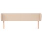 vidaXL Cabecero de cuero sintético color capuchino 163x23x78/88 cm vidaXL Cabecero de cuero sintético color capuchino 163x23x78/88 cm