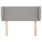 vidaXL Cabecero de tela gris claro 93x23x78/88 cm vidaXL Cabecero de tela gris claro 93x23x78/88 cm