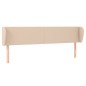 vidaXL Cabecero de cuero sintético color capuchino 183x23x78/88 cm vidaXL Cabecero de cuero sintético color capuchino 183x23x78/88 cm