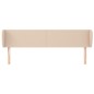 vidaXL Cabecero de cuero sintético color capuchino 183x23x78/88 cm vidaXL Cabecero de cuero sintético color capuchino 183x23x78/88 cm