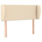 vidaXL Cabecero de tela color crema 103x23x78/88 cm vidaXL Cabecero de tela color crema 103x23x78/88 cm