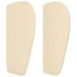 vidaXL Cabecero de tela color crema 103x23x78/88 cm vidaXL Cabecero de tela color crema 103x23x78/88 cm