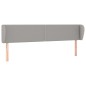 vidaXL Cabecero de tela gris claro 183x23x78/88 cm vidaXL Cabecero de tela gris claro 183x23x78/88 cm
