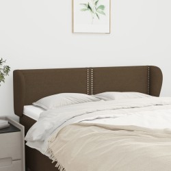 vidaXL Cabecero de tela gris oscuro 147x23x78/88 cm