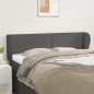 vidaXL Cabecero de cuero sintético gris 147x23x78/88 cm vidaXL Cabecero de cuero sintético gris 147x23x78/88 cm
