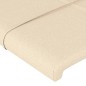 vidaXL Cabecero de tela color crema 83x23x78/88 cm