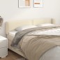 vidaXL Cabecero de cuero sintético color crema 163x23x78/88 cm vidaXL Cabecero de cuero sintético color crema 163x23x78/88 cm