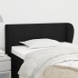 vidaXL Cabecero de tela negro 93x23x78/88 cm vidaXL Cabecero de tela negro 93x23x78/88 cm
