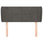 vidaXL Cabecero de terciopelo gris oscuro 83x23x78/88 cm vidaXL Cabecero de terciopelo gris oscuro 83x23x78/88 cm
