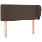 vidaXL Cabecero de cuero sintético marrón 83x23x78/88 cm vidaXL Cabecero de cuero sintético marrón 83x23x78/88 cm
