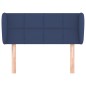 vidaXL Cabecero de tela azul 103x23x78/88 cm vidaXL Cabecero de tela azul 103x23x78/88 cm