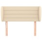 vidaXL Cabecero de tela color crema 93x23x78/88 cm vidaXL Cabecero de tela color crema 93x23x78/88 cm