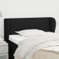 vidaXL Cabecero de tela negro 103x23x78/88 cm vidaXL Cabecero de tela negro 103x23x78/88 cm
