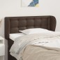 vidaXL Cabecero de cuero sintético marrón 93x23x78/88 cm vidaXL Cabecero de cuero sintético marrón 93x23x78/88 cm