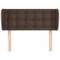 vidaXL Cabecero de cuero sintético marrón 93x23x78/88 cm vidaXL Cabecero de cuero sintético marrón 93x23x78/88 cm