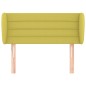 vidaXL Cabecero de tela verde 83x23x78/88 cm